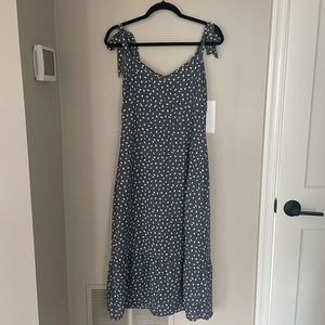A&F Maxi Strap Dress with ties